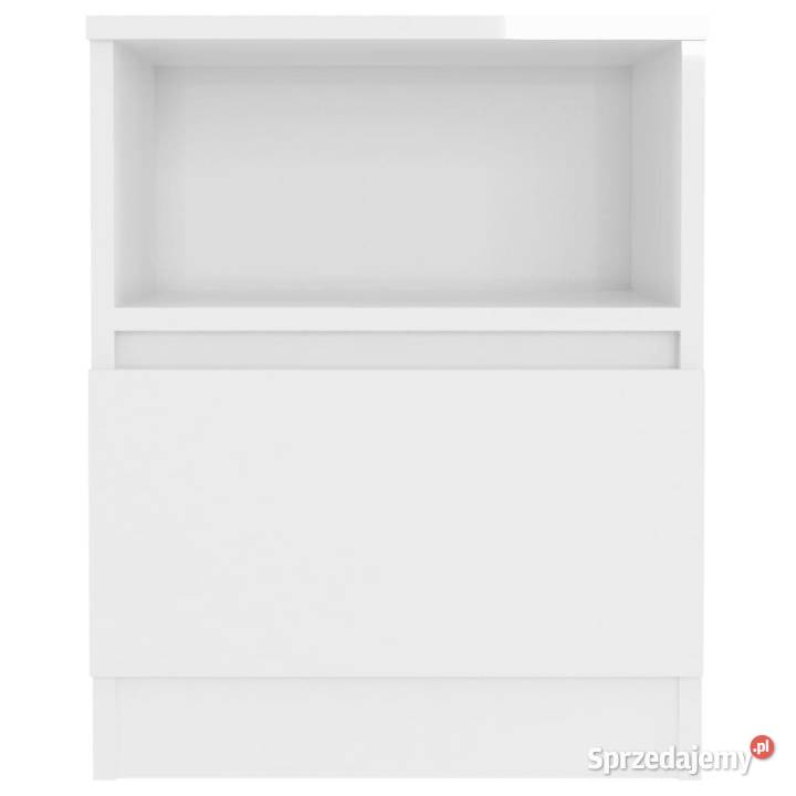 Szafka nocna biała wysoki połysk 40x40x50