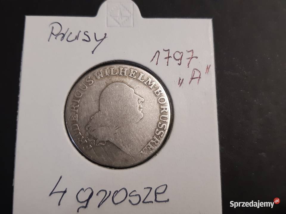 moneta srebrna Prus z 1797r Numizmatyka Łomża