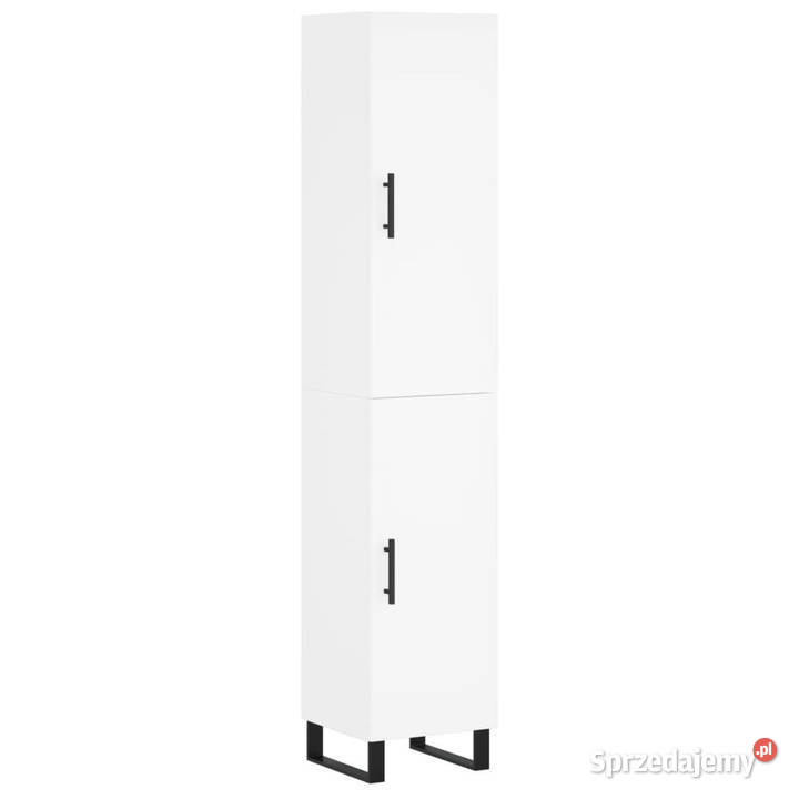 Wysoka szafka biała 345x34x180 materiał Pozostałe Warszawa