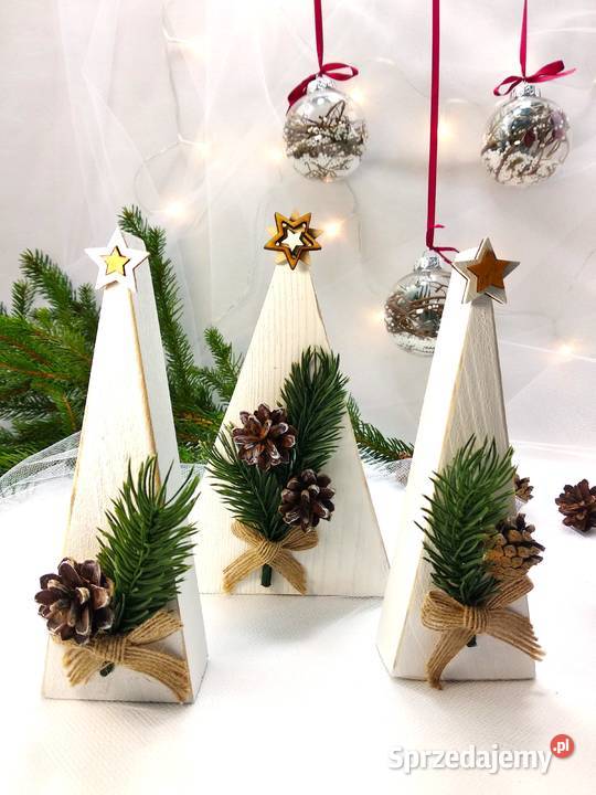 Święta w stylu eko naturalna dekoracja na Boże biały Boże Narodzenie Wrocław