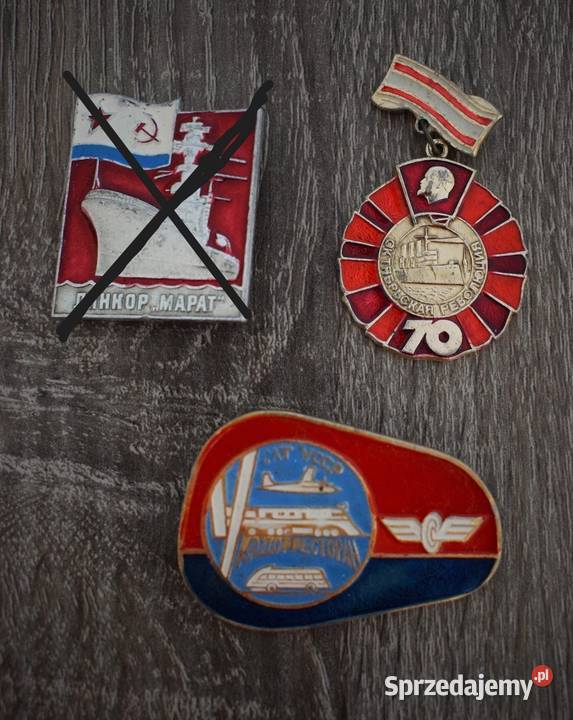 Odznaki odznaczenia z czasów ZSRR w jednej Pozostałe Chełmno