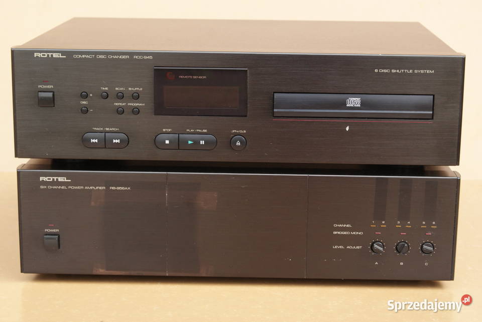 ROTEL RB956 AX konćówka mocy RCC945 CD player opolskie Opole sprzedam