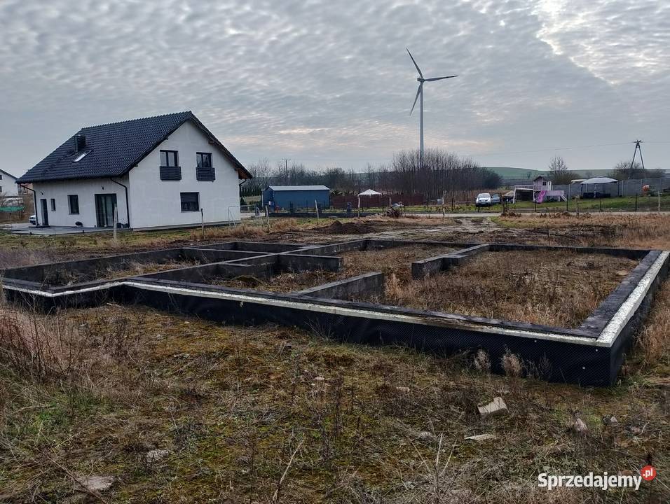 Działka budowlana z fundamentami 127zł/m2 Witunia