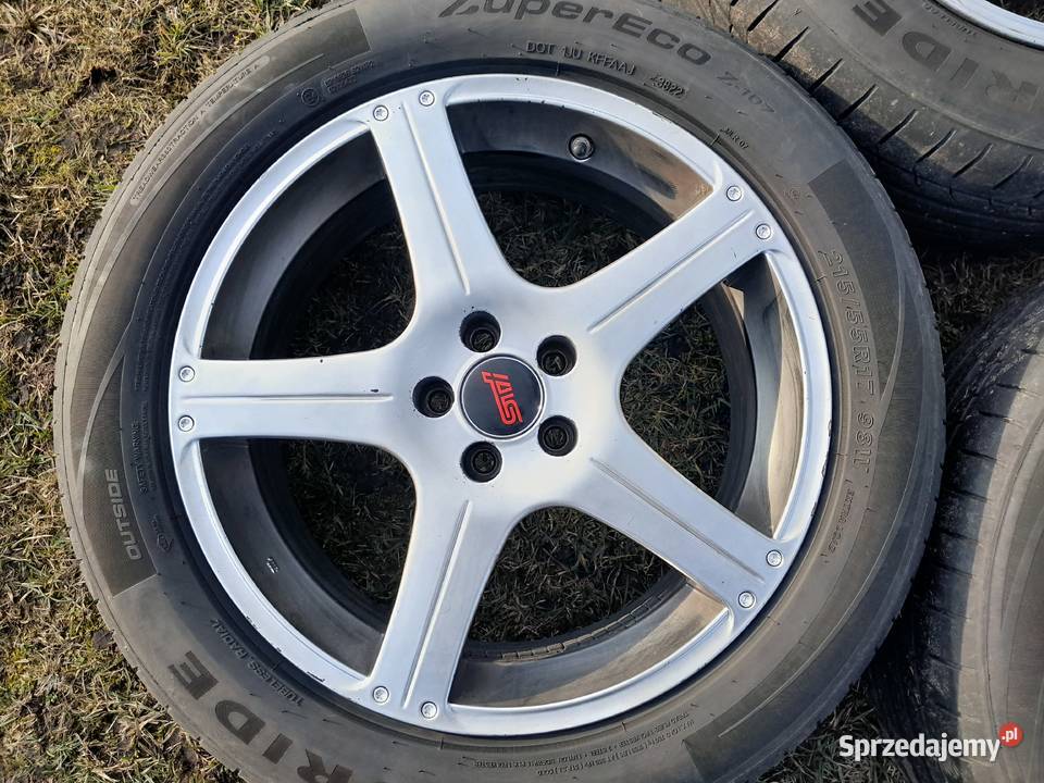 Koła letnie 5x100 21555R17 7j ET39 otwór 571mm Białystok sprzedam