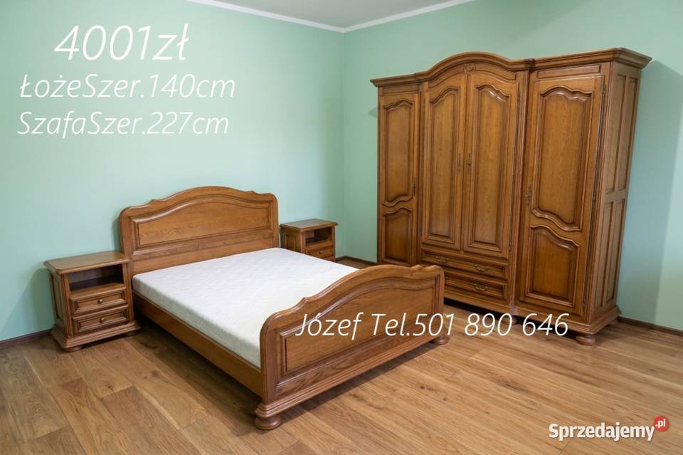 Meble sypialniane łóżko szafa szafki nocne Łóżka sprzedam