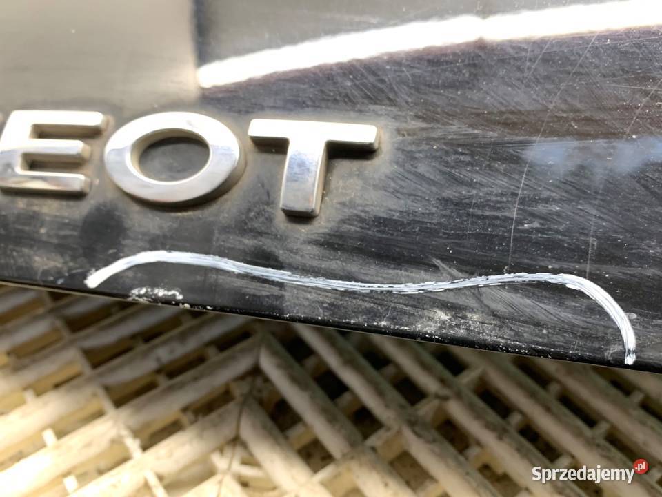 KLAPA TYŁ PEUGEOT 3008 Crossover 0917 LAKIER Klapy bagażnika podkarpackie