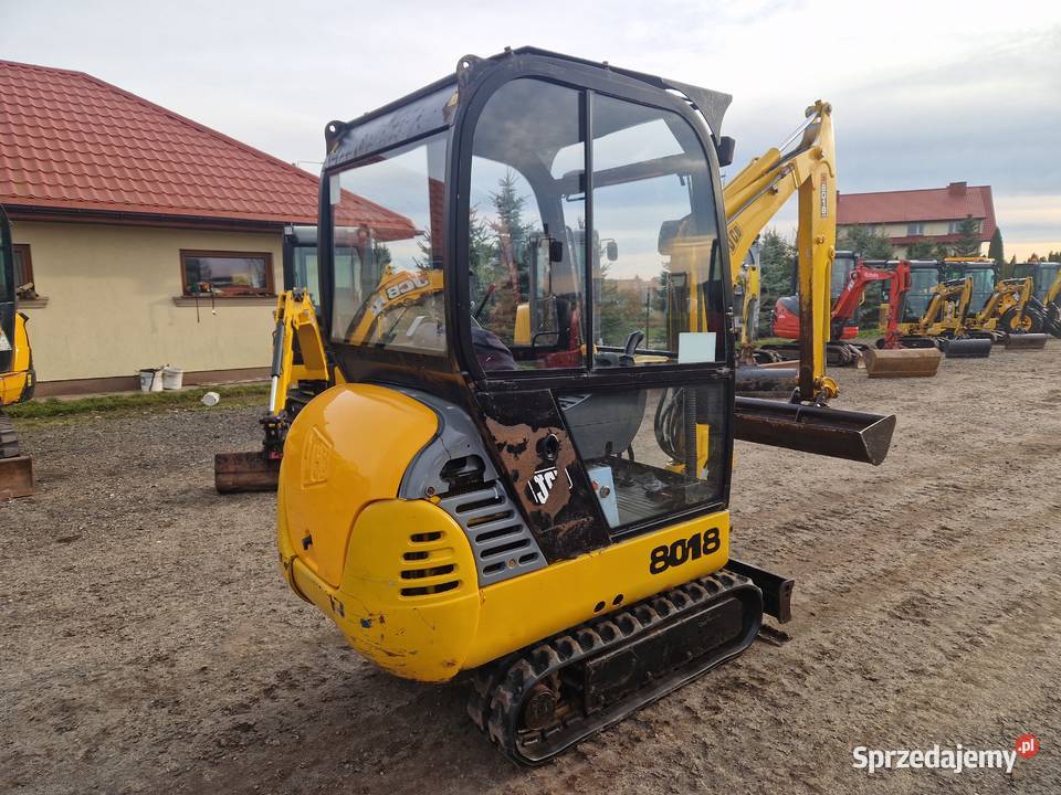 Minikoparka JCB 8018 2001r poszerzane podwozie Ryżki