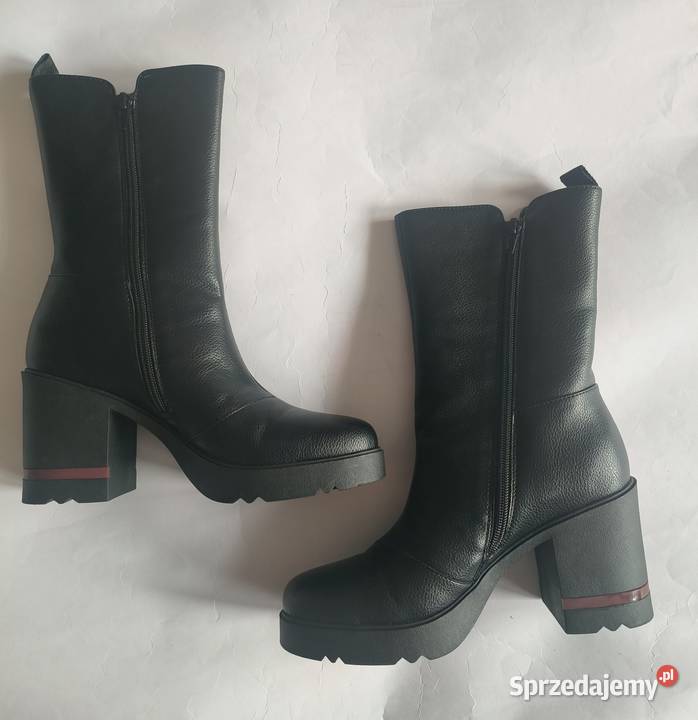 Liu Jo nowe botki czarne 37 małopolskie Myślenice sprzedam