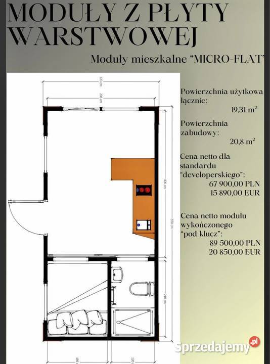 Na sprzedaż DOM MODUŁOWY kujawsko-pomorskie Włocławek sprzedam