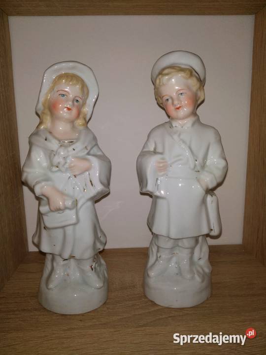 Para porcelanowych figurekSecesja mazowieckie Radom sprzedam