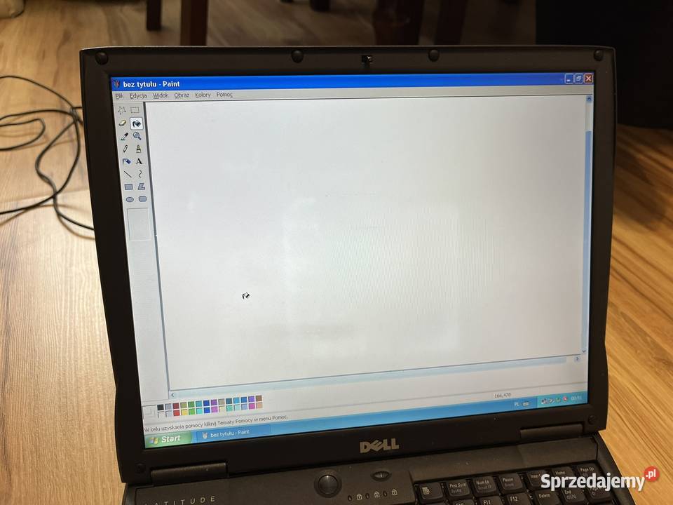 Zabytkowy laptop DELL PP01L C510C610 Intel Pentium III, II, Pro Brzana