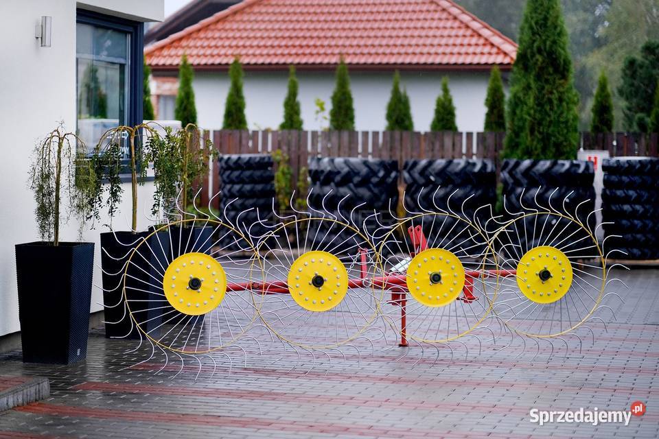 Przetrząsacz zgrabiarka 4 gwiazdowa Z213 4FARMER podkarpackie Tajęcina