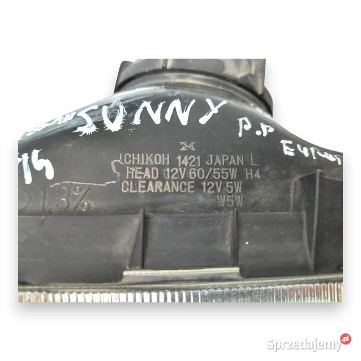 LAMPA LEWA Nissan Sunny N14 9196 lewy przód
