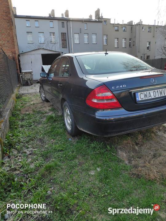 Mercedes W211 uszkodzony Wąbrzeźno