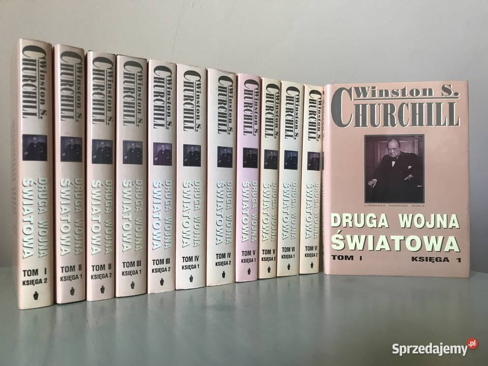 Winston Churchill Druga wojna światowa komplet Łomża