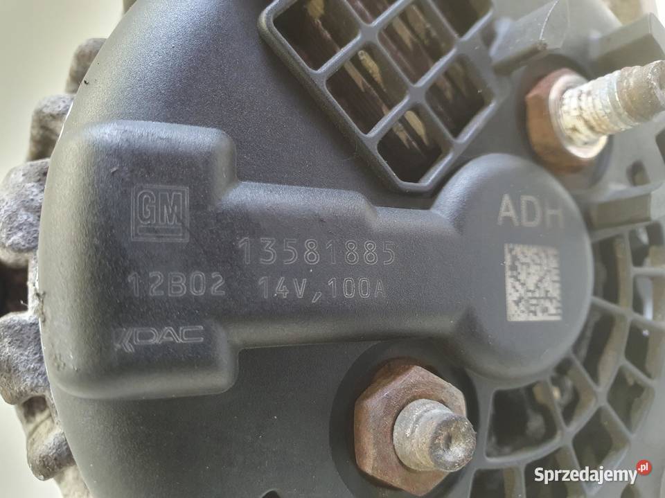 ALTERNATOR Opel Astra IV J 14 T turbo 13581885