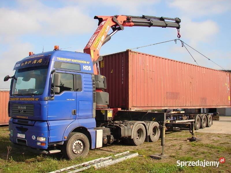 Kontener Morski 40 Plus Transport Rozładunek Szczecinek