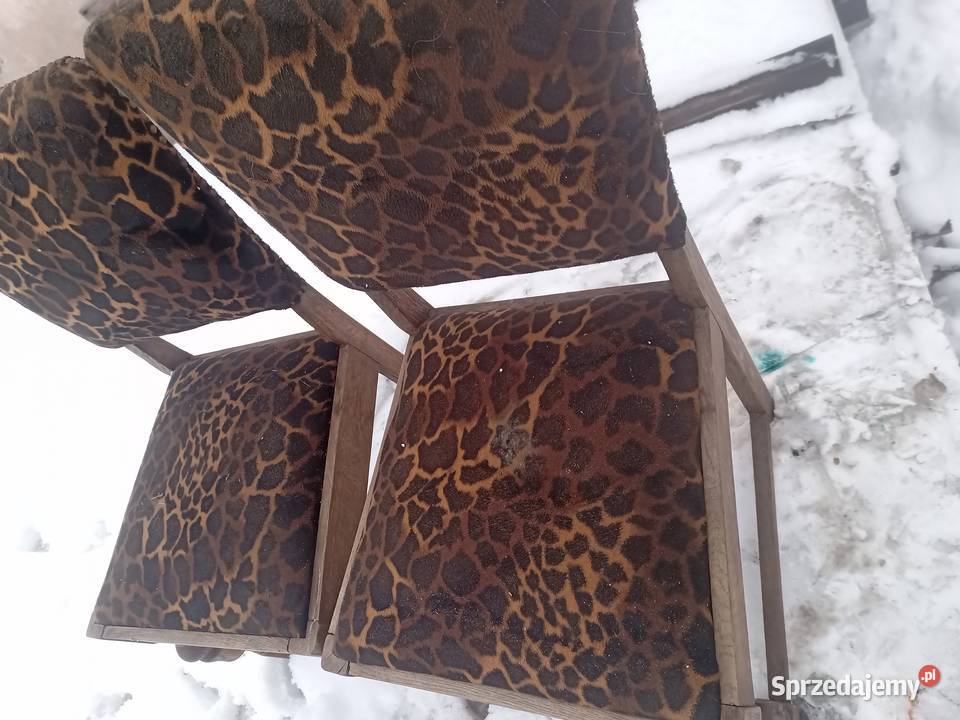 Sprzedam krzesła zabytkowe 1972 4 krzesła