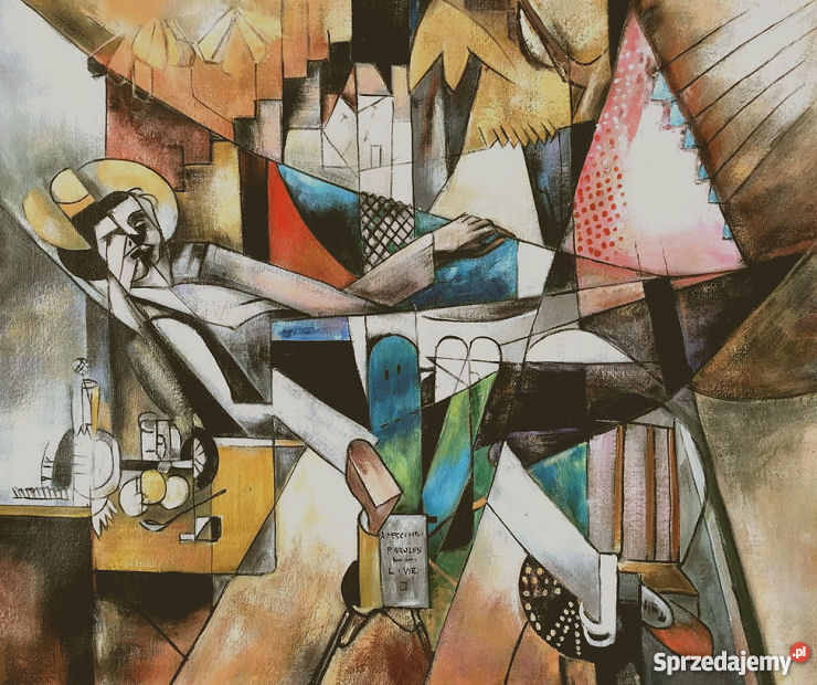 Obraz olejny Mężczyzna w hamaku Albert Gleizes Warszawa