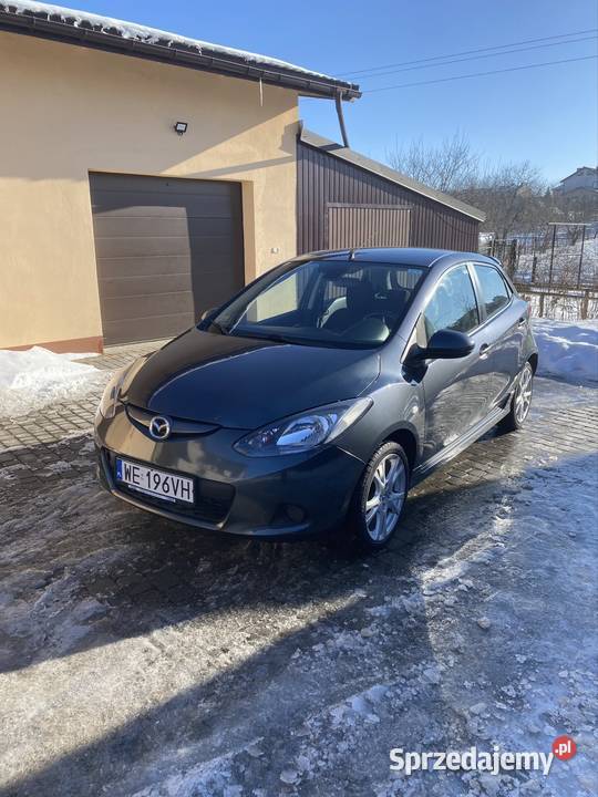 Mazda 2 2008 szary Mazda Wysokie Mazowieckie sprzedam