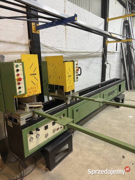 Zgrzewarka do okien pvc dwugłowicowa Kaban Produkcja Bielawa