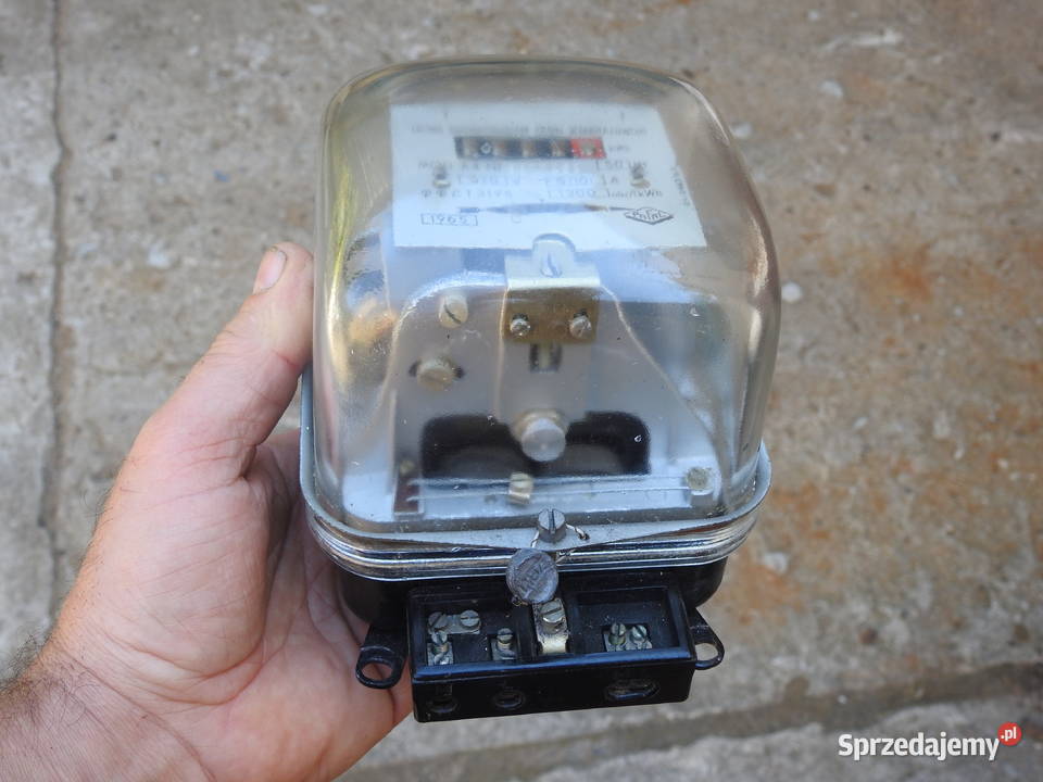 PAFAL 1965 Licznik kilowatogodzin prądu Warszawa