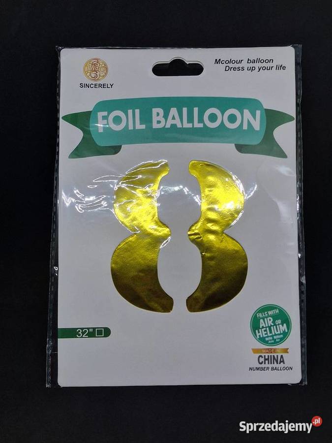 Balon Foliowy w Kształcie Cyfry 1 XXL Złota mazowieckie