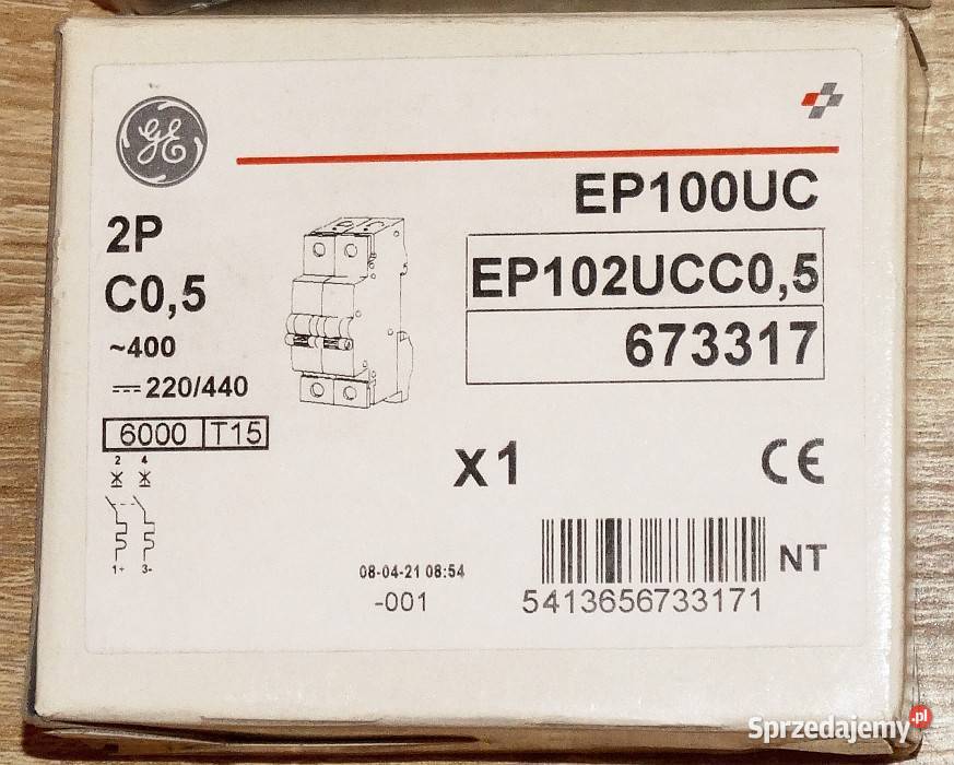 Wyłącznik nadprądowy ACDC samoczynny EP102UC C05