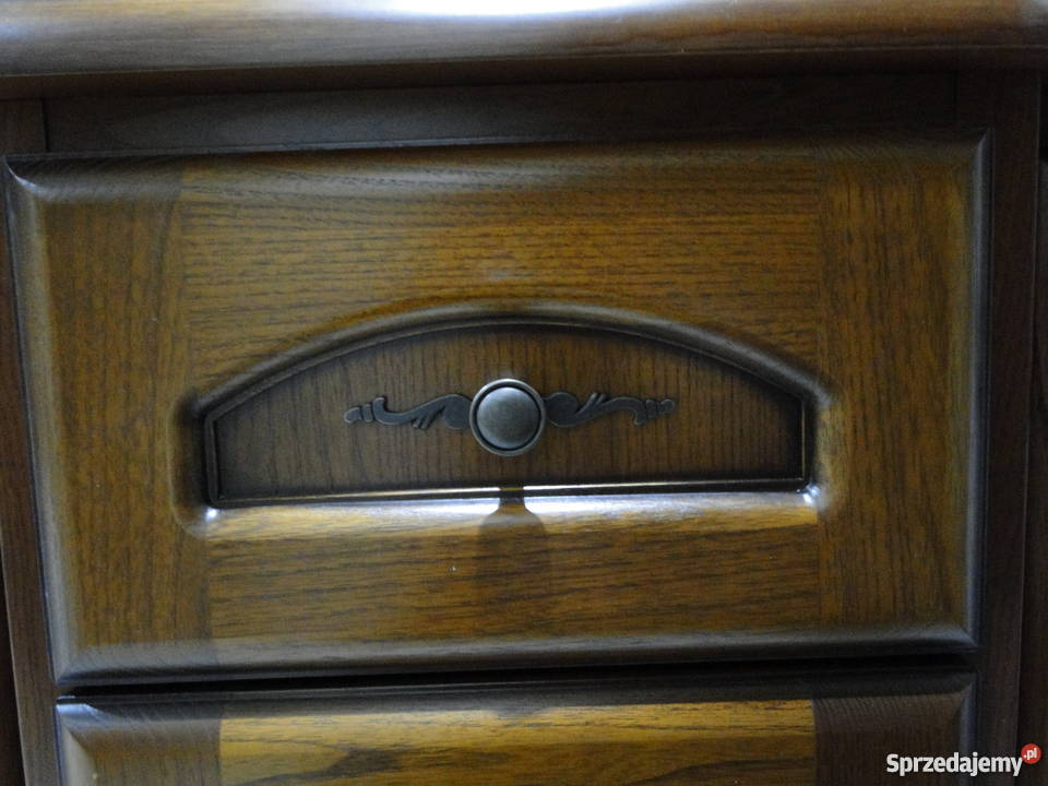 Komodawitryna BAWARIA BlackRedWhite razem osobno Meble Tychy