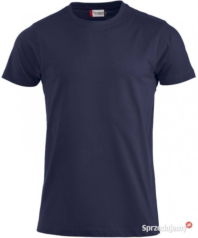 Męski t shirtkoszulka gładka kolor szary CLIQUE