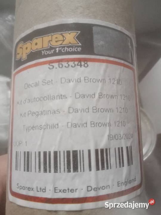 Naklejki David Brown case 1210 kabina maska Czernikowo