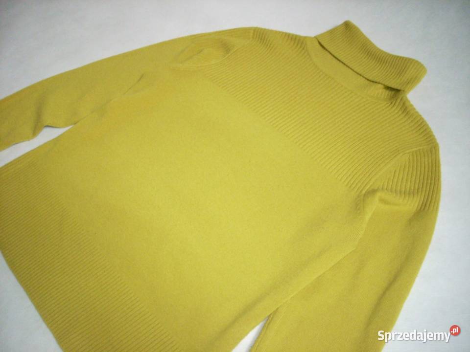 Wallis Musztardowy Milutki sweter Golf L 40 Swetry i golfy Nowy Sącz