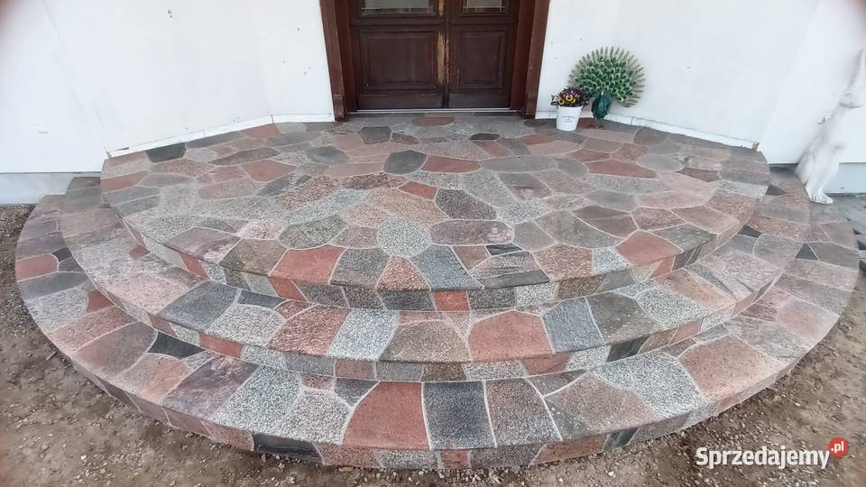 Kamień polny cięty płomieniowany gr2 dekoracyjny