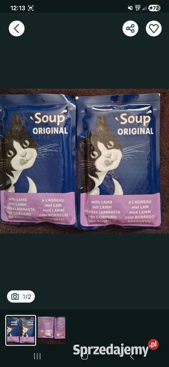 Sprzedam zupy kota felix Dla kotów Opole