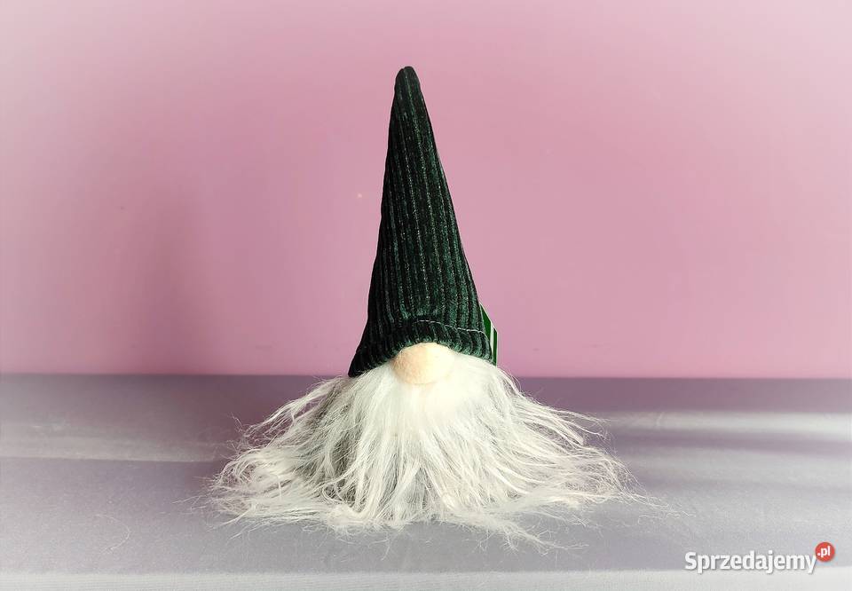 Skrzat świąteczny Krasnal Gnom Mikołaj ozdoba na Figurki i rzeźby Jasień