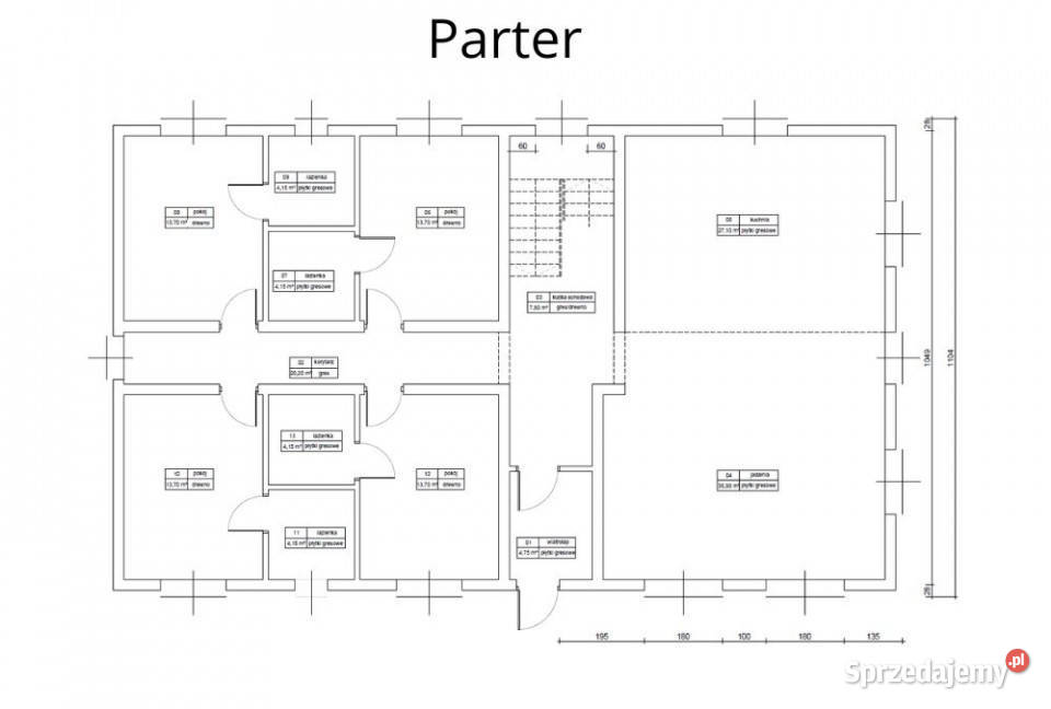 Grunt Turzańsk 2404m2