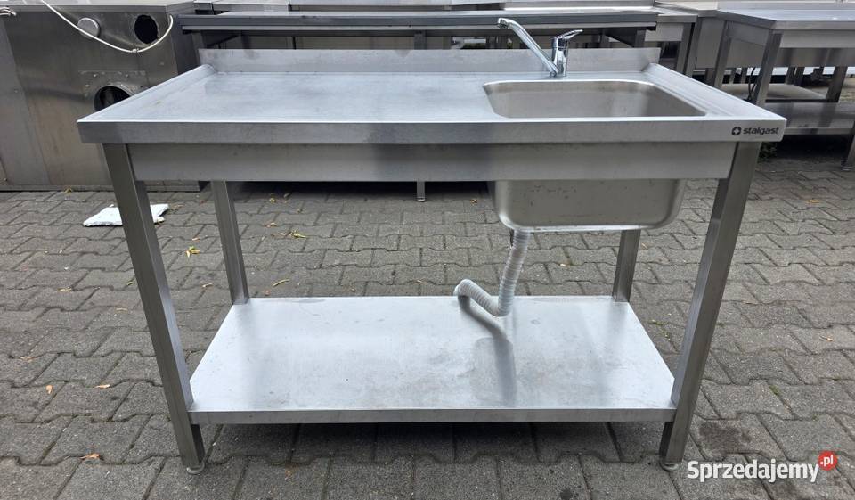 Zlew 1 Komorowy z Półką 1206085 M1124 N Gastronomia