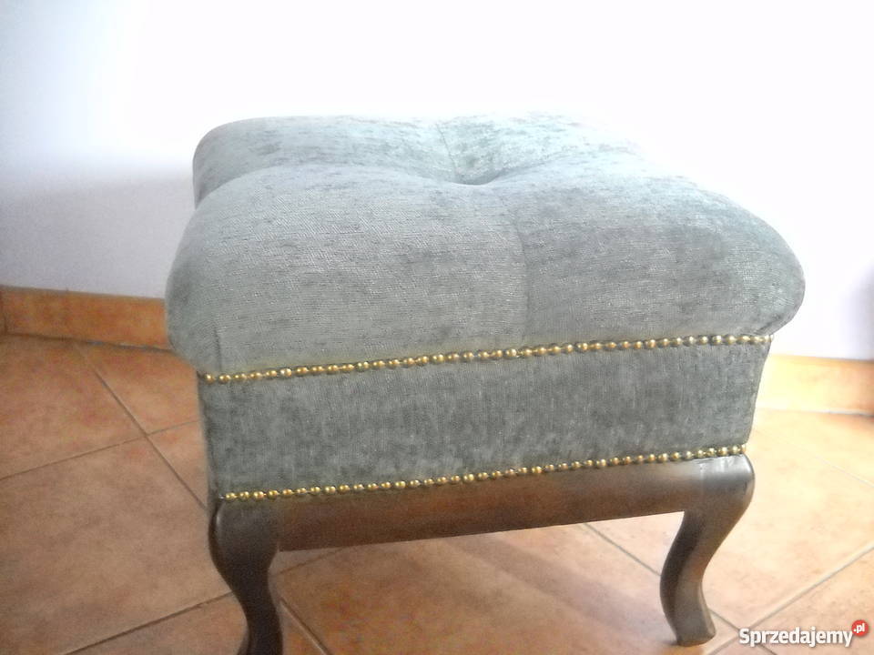 Piękna duża pufa ludwikowska Puszczykowo
