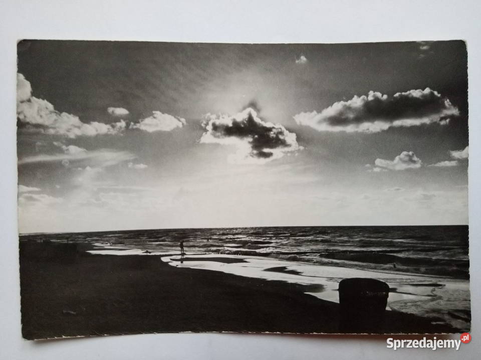 Pocztówka Ustronie Morskie 1968r Znaczek Dąbrowa Górnicza