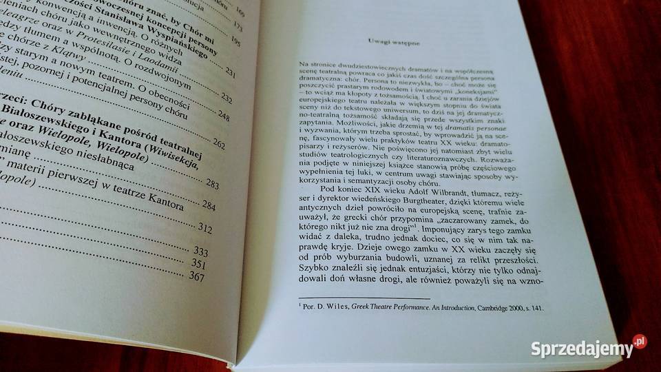 Chór dramatyczny w poszukiwaniu tożsamości miękka Gdańsk sprzedam