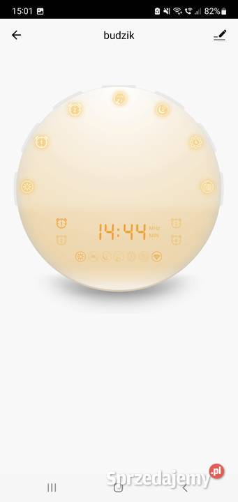 INTELIGENTNY BUDZIK WIFI Tuya WSCHÓD SŁOŃCA Elektronika Poznań