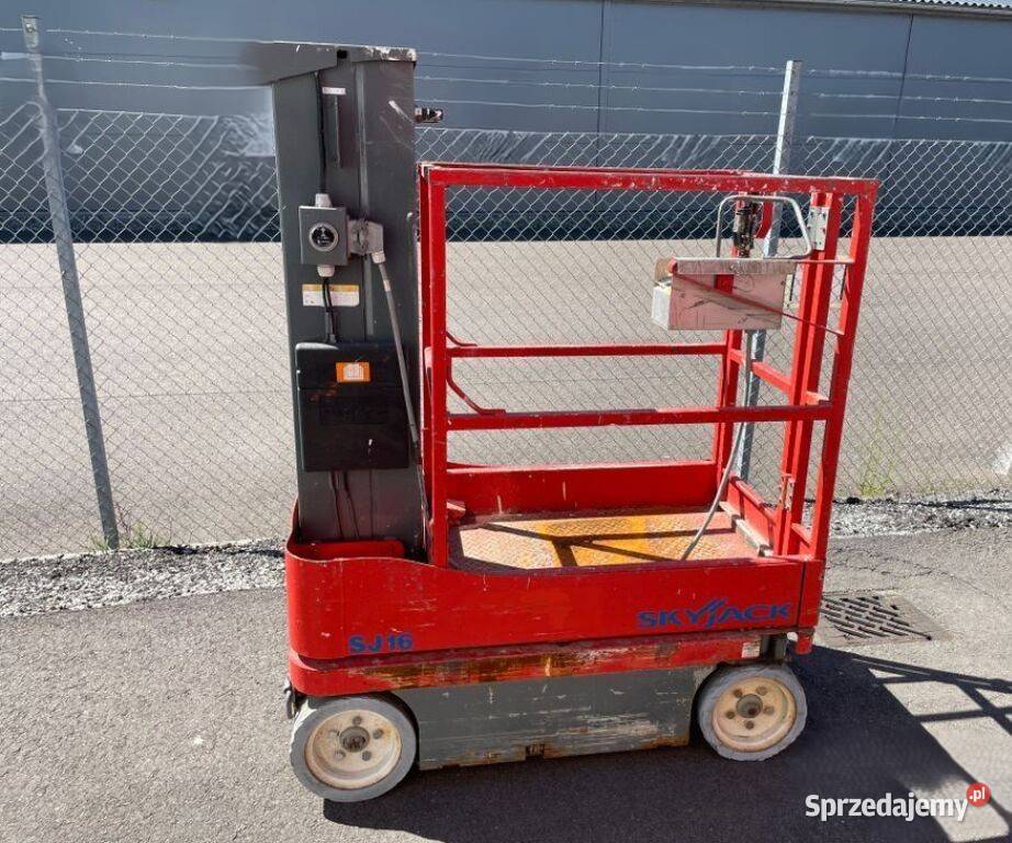 Skyjack SJ16 Podnośnik masztowy samojezdny 49m Dźwigi, podnośniki Końskowola