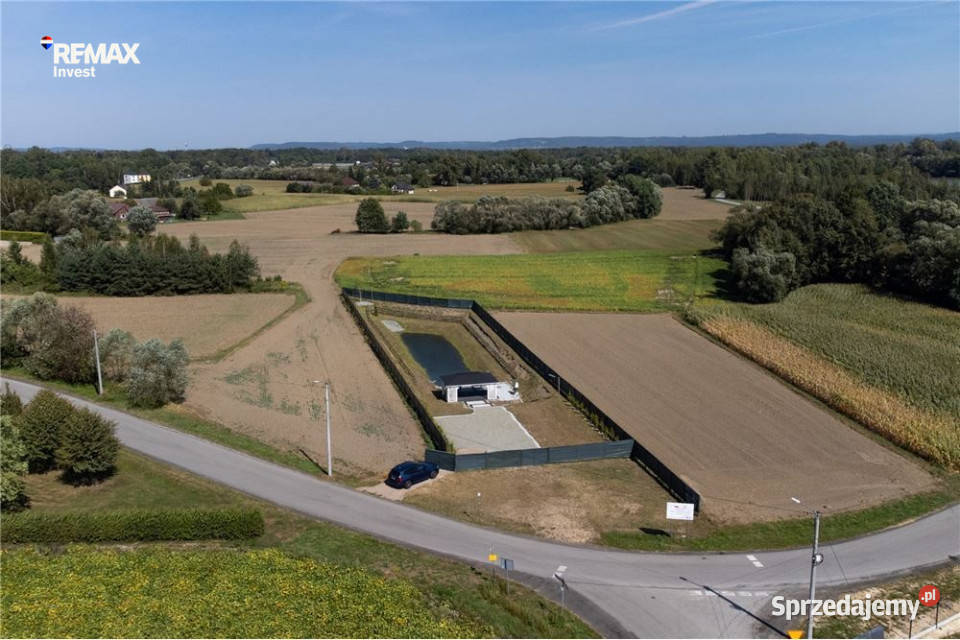 Rekreacyjna działka ze stawem 5 Park Rozrywki 1689m2 małopolskie Rudze
