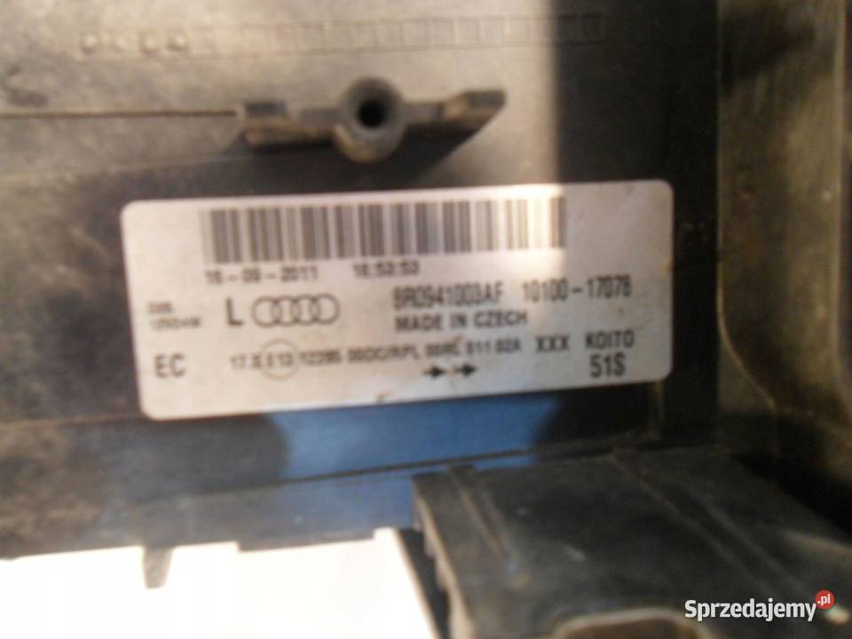 Lampa Przednia Lewa Audi Q5 8r