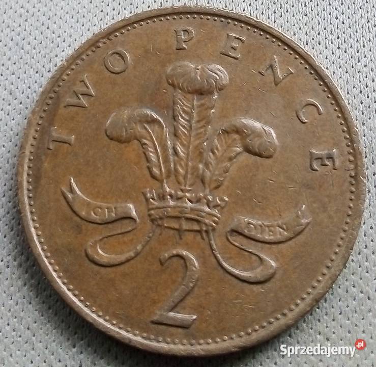 WIELKA BRYTANIATWO PENCE1988 r Numizmatyka Legionowo sprzedam