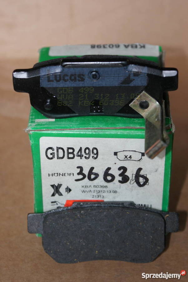 GDB499 TRW KLOCKI HAMULC ROVER 200400 9099 TYŁ Motoryzacja Białobrzegi sprzedam