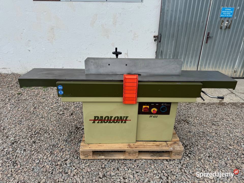 Strugarka wyrówniarka heblarka PAOLONI PF 400 Produkcja Kalwaria Zebrzydowska