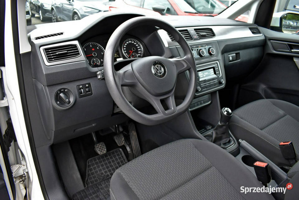 Volkswagen Caddy Bezwypadkowy Salon Polska wspomaganie kierownicy Caddy Łódź