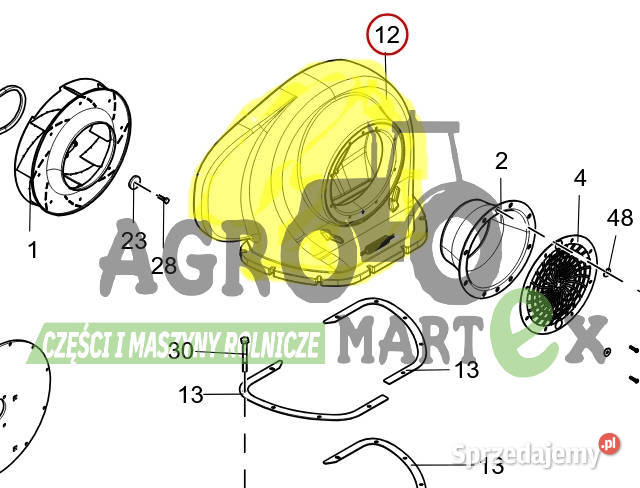 162747 OBUDOWA WENTYLATORA VADERSTAD sprzedam