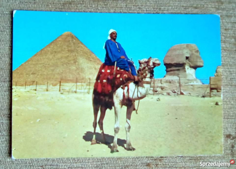 GIZA WIDOK NA SFINKSA I PIRAMIDĘ CHEOPSA Piszczac sprzedam